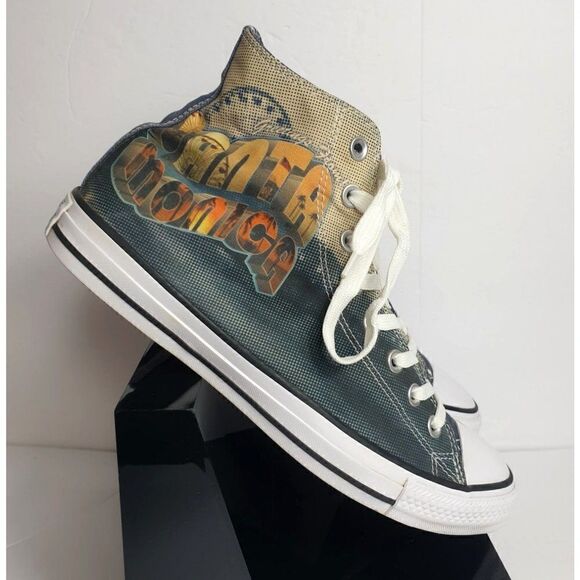Converse Chuck Taylor All Star Santa Monica Pier High Top Sneakers 9 NWOT - Picture 5 of 9